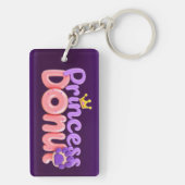 Dungeon Crawler Donut Holes Paars Sleutelhanger (achterkant)