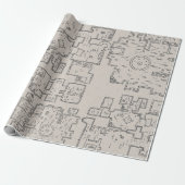Dungeon Crawler kaart Cadeaupapier (Uitgerold)