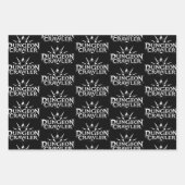 Dungeon Crawler Logo Collectie 1 Inpakpapier Vel (Voorkant)