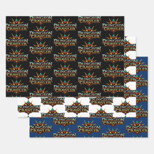 Dungeon Crawler Logo Collectie 2 Inpakpapier Vel