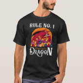 Dungeon Dice Shirt vertrouwt nooit op een draak RP (Voorkant)