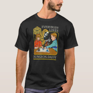 Dungeon Father Rpg Role Spel Gamer Dice D2 T-shirt