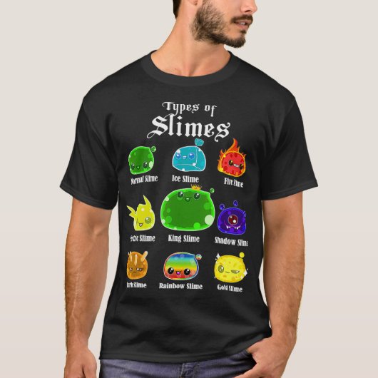 Dungeon Game Draken Master Slime King RPG T-shirt (Voorkant)