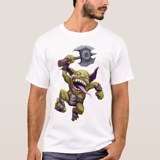 Dungeon Goblin (licht) T-shirt (Voorkant)