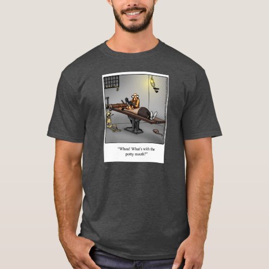Dungeon Humor "Potty Mouth" T-shirt (Voorkant)