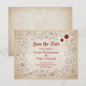 Dungeon Kaart RPG Gamer Bruiloft (Voorkant / Achterkant)