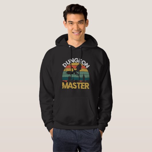 Dungeon Master bijzonder kleurrijk grappig Hoodie (Voorkant volledig)