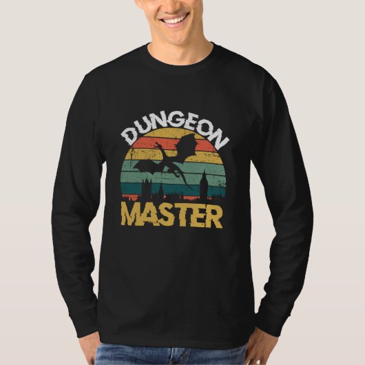Dungeon Master bijzonder kleurrijk grappig T-shirt (Voorkant)