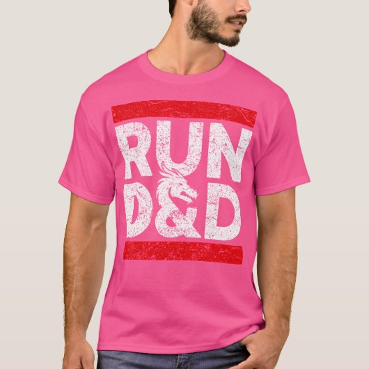 Dungeon Master Dice Dragons T-shirt (Voorkant)