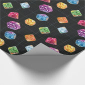 Dungeon Master Dice Paper of Wrapping Cadeaupapier (Hoek)