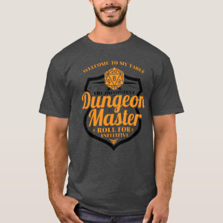 Dungeon Master Gamer RPG dobbelstenen leuk cadeau T-shirt