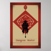 Dungeon Master Minimalist Poster (Voorkant)