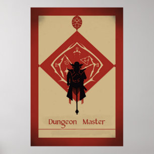 Dungeon Master Minimalist Poster