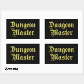 Dungeon Master Rechthoekige Sticker (Vel)