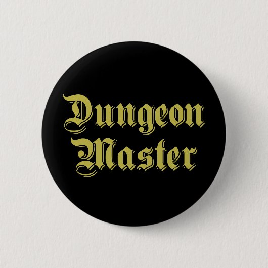 Dungeon Master Ronde Button 5,7 Cm (Voorkant)