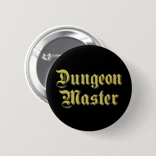 Dungeon Master Ronde Button 5,7 Cm (Voorkant /achterkant)