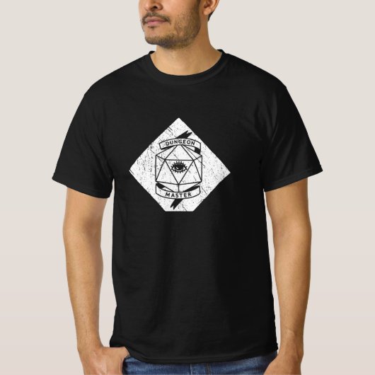 DUNGEON MASTER RPG ONTWERP T-SHIRT (Voorkant)