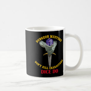 Dungeon Masters Doodden Karakters Niet Dobbelstene Koffiemok