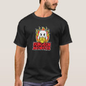 Dungeon Meowster Fantasy Rpg Dm Kat Bordspel T-shirt (Voorkant)