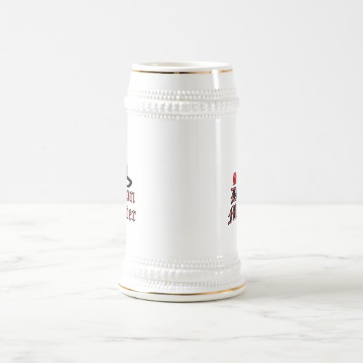 Dungeon Meowster Funny RPG Cat met Dice Bierpul (Center)