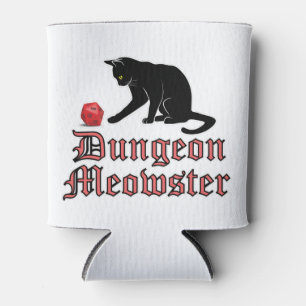 Dungeon Meowster Funny RPG Cat met Dice Blikjeskoeler