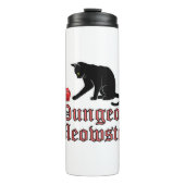 Dungeon Meowster Funny RPG Cat met Dice Thermosbeker (Voorkant)