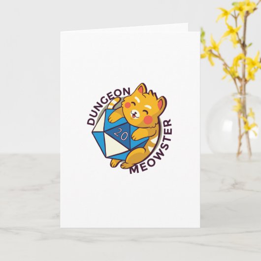 Dungeon meowster kaart (Gele Bloem)