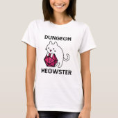 Dungeon Meowster Kat Grappig T-shirt (Voorkant)