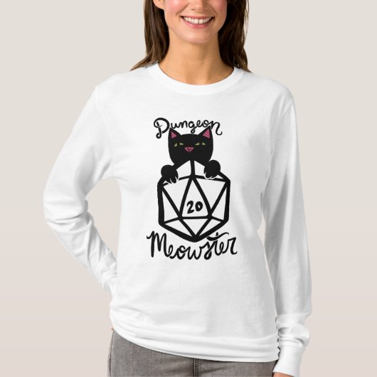 Dungeon Meowster T-shirt (Voorkant)