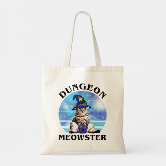 Dungeon Meowster Tote Bag (Achterkant)