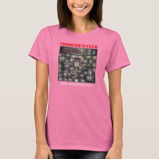 Dungeon of Draknor-L1 Map T-shirt (Voorkant)