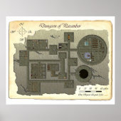 Dungeon of Parambor Battle Map Poster (Voorkant)