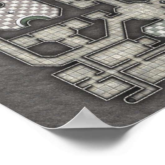 Dungeon Poster Map (Hoek)