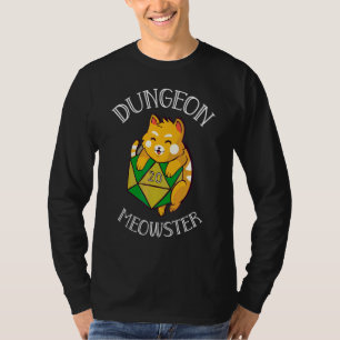 Dungeon Retro Meester RPG Quest Dice Compensatie T-shirt
