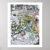 Dungeon Rift Designer merkt op dat het schilderen Poster (Voorkant)