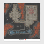 Dungeon Tegel Sticker: Occulte Ondergrond Sticker (Vel)