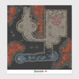 Dungeon Tegel Sticker: occulte ondergrondse Sticker