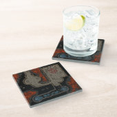 Dungeon Tile Coaster: Occultist Ondergrond Glazen Onderzetter (Schuin)