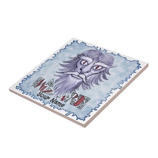 Dungeon Wizard Tegeltje (Zijkant)