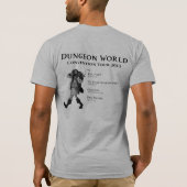 Dungeon World Convention Tour 2013 T-shirt (Achterkant)