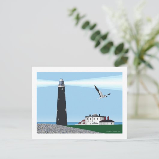Dungeoness Lighthouse Briefkaart (Staand voorkant)