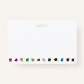 Dungeons and Dragons Class Dice Design Badge (Achterkant)