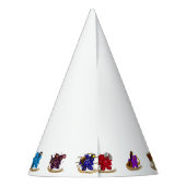 Dungeons and Dragons Class Dice Design Feesthoedjes (Achterkant)