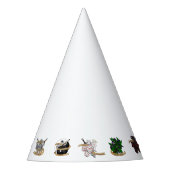 Dungeons and Dragons Class Dice Design Feesthoedjes (Voorkant)