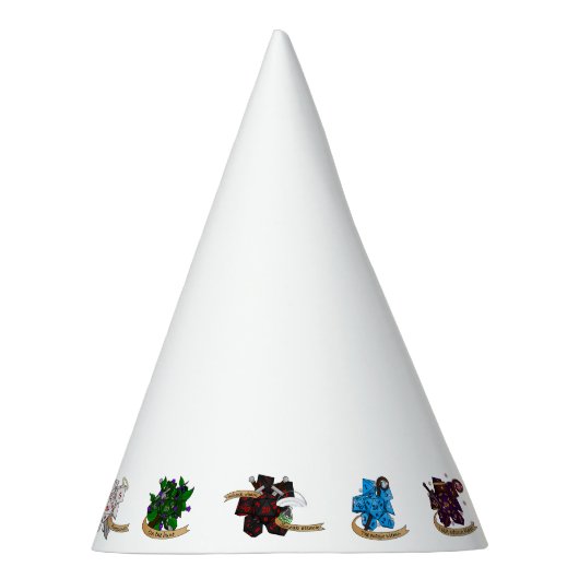 Dungeons and Dragons Class Dice Design Feesthoedjes (Rechts)