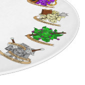 Dungeons and Dragons Class Dice Design Snijplank (Hoek)