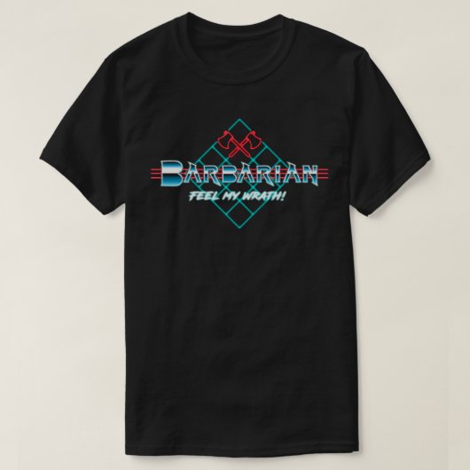 Dungeons and Dragons Feel My Wrath T-shirt (Design voorkant)