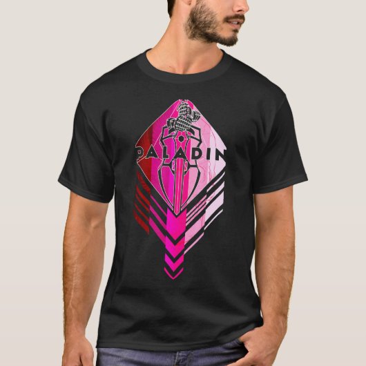 Dungeons D20 Dragons Paladijn T-shirt (Voorkant)