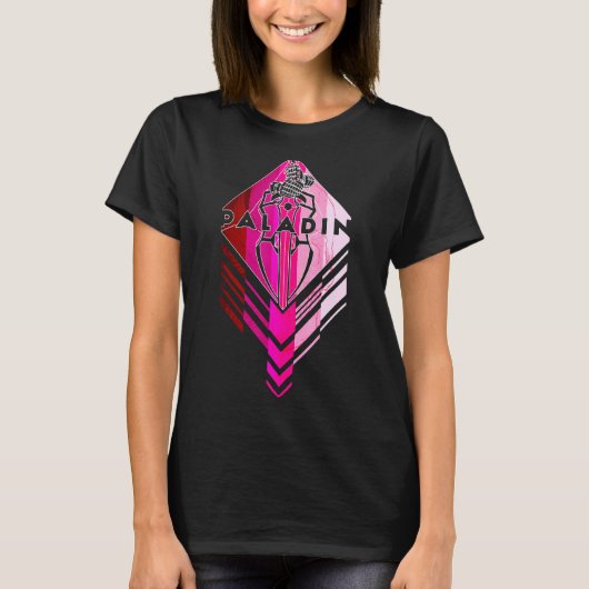 Dungeons D20 Dragons Paladijn T-shirt (Voorkant)