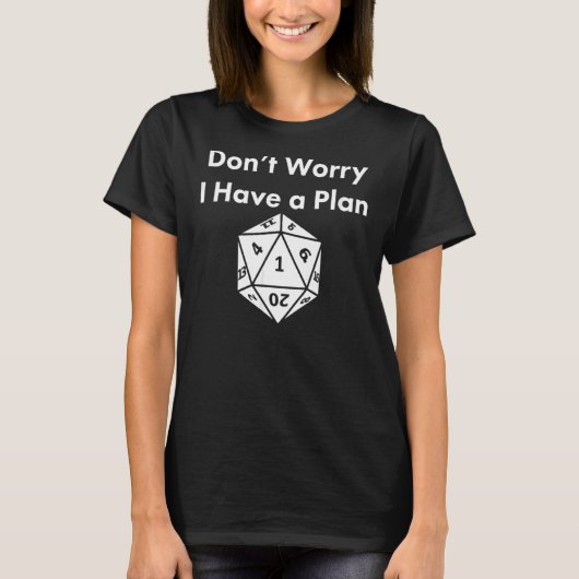Dungeons D20 Fail RPG Fumble Graphic T-shirt (Voorkant)